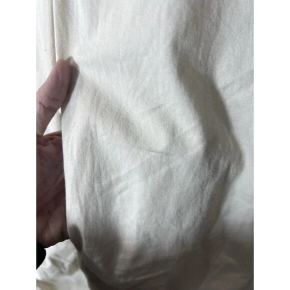 Hollister Adjustable Rise Parachute Baggy Utility Pants Cream Y2K Men XL NEW - Picture 13 of 13